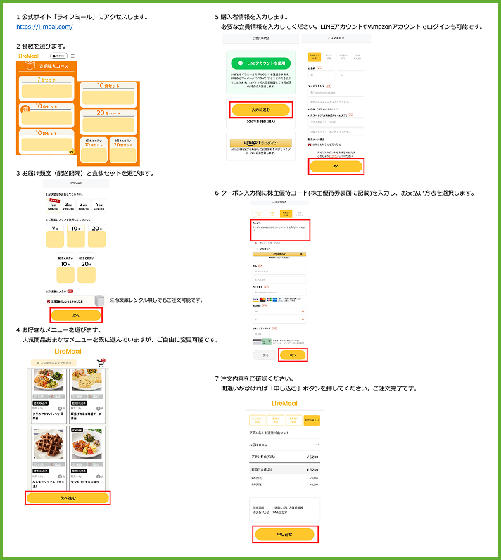 ご優待券利用に関する手順書